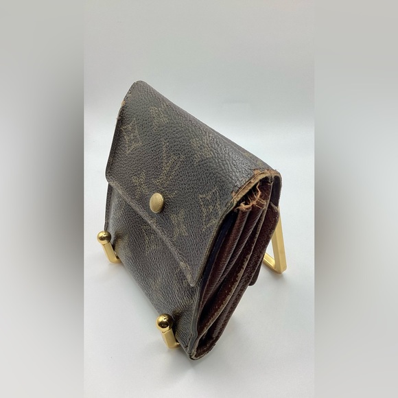 Authentic - Louis Vuitton Brown Leather Monogram Wallet - Picture 6 of 13